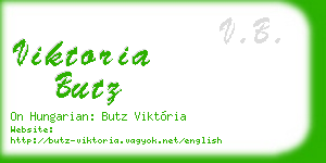 viktoria butz business card